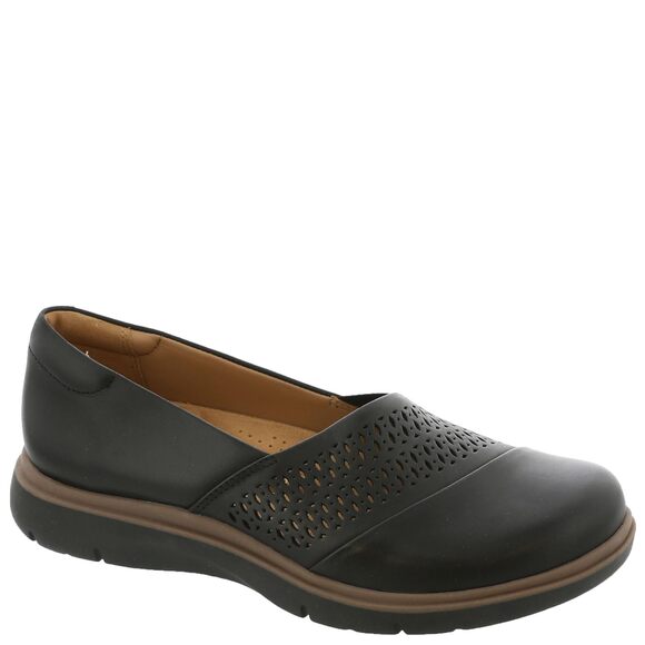 NWT Clarks Certina Edge Women's Slip On, 10 B(M) US, Black - Picture 5 of 6